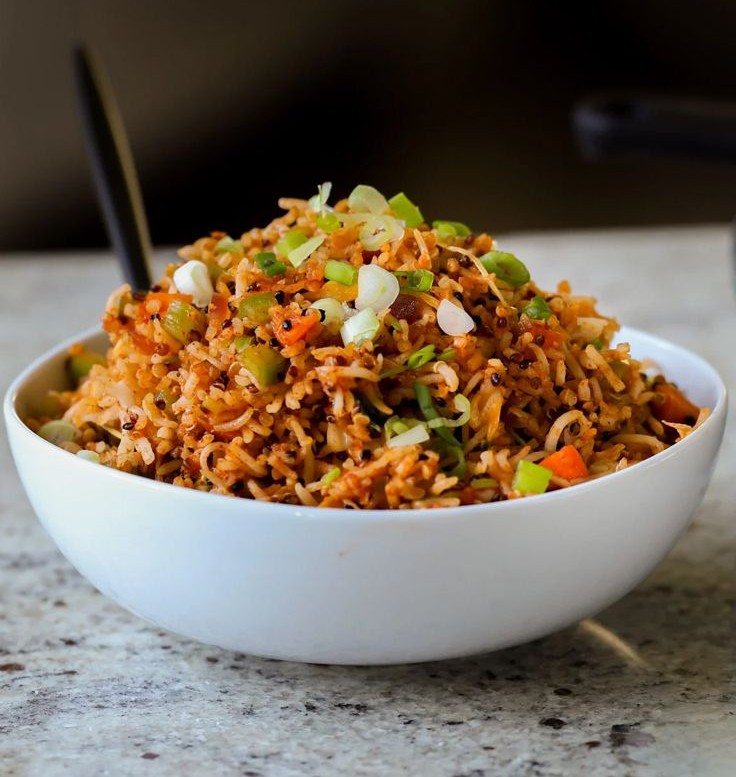 easy schezwan fried rice