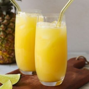 fresh pineapple ginger juice